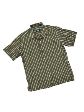 Gitman Bros Vintage Lightweight Stripe Cotton/Silk Camp Collar Shirt USA